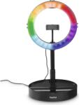 Hama LED Лампа със статив "SpotLight FoldUp RGB 102" LED-RGB, комплект за смартфон, сгъваема (HAMA-04665) - cybertrade