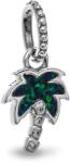 PANDORA Moments 793352C01 Opálfényű zöld pálmafa függő charm (Ag925/1000, 1, 29 g)