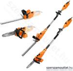 NEO TOOLS 2in1 Magassági láncfűrész és sövényvágó, 25/46cm, 750/550W/230V (04-634) (04-634)