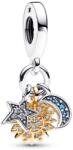PANDORA 762676C01 Kéttónusú tripla égi varázs függő charm (Ag 925/1000, 1, 8 g)