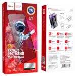 hoco. Folie de protectie Ecran Privacy HOCO G16 pentru Apple iPhone 16 / 15, Sticla Securizata, Full Glue, 5D