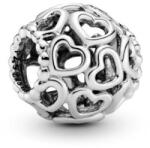 PANDORA Moments People 790964 Nyisd ki a szíved! charm (Ag925/1000, 1, 6 g)