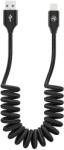 Tellur Cablu Tellur - Extendable, USB-A/Lightning, 1.8 m, negru (TLL155396)