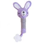 babyted Зайче babyted дрънкалка / гризалка плюш 25см лилаво (00800551)