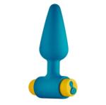 DreamToys Vibrator Anal Wave Buzzer, 10 Moduri Vibratii, Silicon, USB, Verde, 10 cm