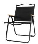  Kempingszék, Alumínium, Összecsukható, Flippy, 52 x 53 x 80 cm, Fekete