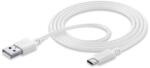Cellularline Cablu Cellularline - USB-A/USB-C, 1.2 m, alb (3730)