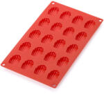 Lékué Forma de copt scoici Lekue 1010169, 30x17, 5x0, 9 cm, 200 ml, -60°C/+220 °C, Silicon platinat, Rosu (1010169)