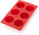 Lékué Forma de copt briose Lekue 1010170, 30x17, 5x3, 5 cm, 720 ml, -60°C/+220 °C, Silicon platinat, Rosu (1010170)