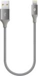 Ttec Cablu ttec - AlumiCable, USB-A/Lighting, 0.3 m, gri (8694470694771)