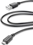 Cellularline Cablu Cellularline - 2235, USB-A/Micro USB, 2 m, negru (USBDATACMICROUSB2M)