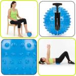 Springos ActiGet szenzoros Labda pumpával 20cm - Kék (ACT0152)