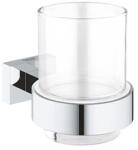 Grohe Essentials Cube pohár + tartó (GR-40755001)