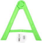 Roy Suport cric lateral tip agrafa pentru cross-enduro, culoare verde (00001500)