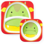 SKIPHOP SKIP HOP Zoo Jídelní set melaminový Drak 6 m+