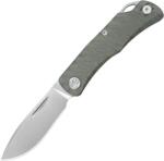 KB Knives El Dorado Silver Bead Blast M390 Blade Flame Ano Titanium Micro Millin KB469B