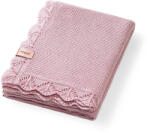 BABYONO Deka pletená bambusová Pink 75 x 100 cm