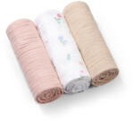 BabyOno Plienky mušelínové Super Soft 3 ks, Pink 70 x 70 cm