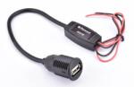 Phonocar 05218 Professzionális USB aljzat feszültség átalakítóval 12V-5V, 2.1A, gyors töltés autós beépítéshez (05218)