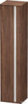 Duravit KETHO 180x40x36 cm-es, 1 ajtós magasszekrény, balos, matt sötét dió KT1255L2121 (KT1255L2121)