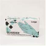  Védőkesztyű, egyszer használatos, nitril, 3, 4g, M méret, 100 db, púder nélküli, kékeszöld (1017M) - nyomtassingyen