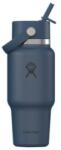 Hydro Flask 24 OZ WIDE FLEX STRAW TRAVEL BOTTLE Termos Harbor Blue