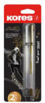 Kores Zseléstoll készlet, 1, 0 mm, kupakos, háromszögletű, KORES "K11", arany/ezüst (37941) - nyomtassingyen