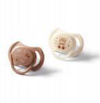 Canpol BabyOno Játszócumi Szimmetrikus Szilikon Dupla Sweet Love 0-6 Hó 1669/01 (ON-2458) (ON-2458)