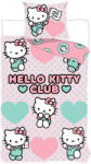Hello Kitty Club gyerek, ovis ágyneműhuzat 100×135 cm, 40×60 cm