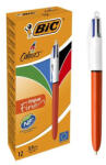 BIC Golyóstoll, 0, 3 mm, nyomógombos, négyszínű, BIC "4 Colours Fine (982867) - mystock