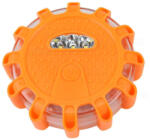 Autolife Mágneses vészvillogó narancssárga lámpa 12+3 LED W14322-3