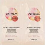 Inebrya Ice Cream Keratin șampon reconstructiv 15ml + mască 15ml (53961)