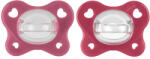 CHICCO Cumlík Physio Dual Soft silikónový dievča 16-36m, 2 ks - vitalcafe