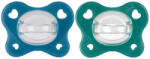 CHICCO Cumlík Physio Dual Soft silikónový chlapec 16-36m, 2 ks - vitalcafe