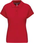 Kariban PIQUÉ K242 / Női rövid ujjú pólóing - piros S (20K24200401)