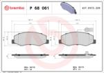 BREMBO Fékbetét készlet BREMBO P 68 061 for OPEL, RENAULT, NISSAN, VAUXHALL (P 68 061)