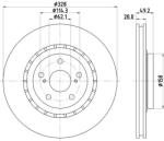MINTEX féktárcsa MINTEX MDC2629 for TOYOTA, LEXUS (MDC2629)
