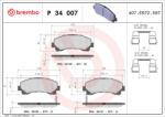 BREMBO Fékbetét készlet BREMBO P 34 007 for ISUZU, MAXUS, CHEVROLET (P 34 007)