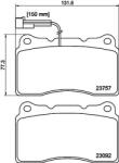 MINTEX Fékbetét készlet MINTEX MDB3040 for MASERATI, ALFA ROMEO, LANCIA (MDB3040)