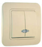  Lillium, csillár/kétáramkörös kapcsoló, jelzőfénnyel, 105-ös (4020)