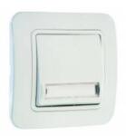  Lillium, fehér, etikettezhető nyomógomb jelzőfénnyel (7028)