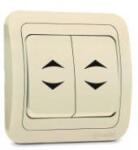  Mimóza, dupla váltó kapcsoló, 106+6 (9034)