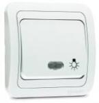  Mimóza, nyomógomb lámpajellel, jelzőfénnyel (12024)