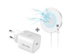 Celly Kit Incarcator retea Celly USB-C PowerDelivery 20W + Incarcator Wireless MagSafe 10W