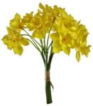  Művirágok, Műanyag 400 Mm-Es Nárciszcsokor, Sárga - gyertyakvilaga - 1 400 Ft