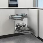  Sarokkosár Cargo Szekrényhez Vese Bal 450 Csendes Ház Antracit (WM.KN-9-LAP)