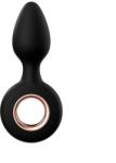 Guilty Toys Vibrator anal, 12 Moduri Vibratie, Silicone, USB, Black, 12 cm