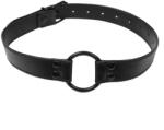 Passion Labs Open Mouth Gag with Metallic Ring, Black