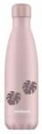 Miniland Termosz italos palack, acél, Miniland, 0, 5 literes, rózsaszín, levél mintás (8413082894405)