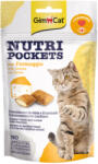GimCat GIMCAT Nutri Pockets Branza&Taurina, Brânză, punguță recompense funcționale pisici, 60g